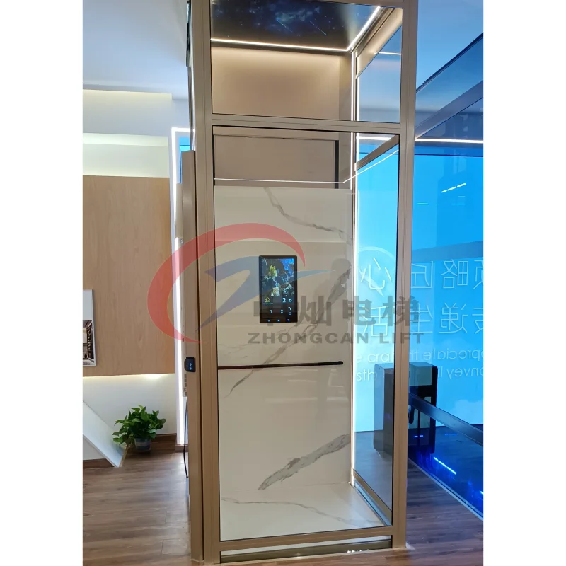 Hot Sale Commercial Passenger Elevator /3 floor 400kg residential villa lift /electric house home elevators for sale