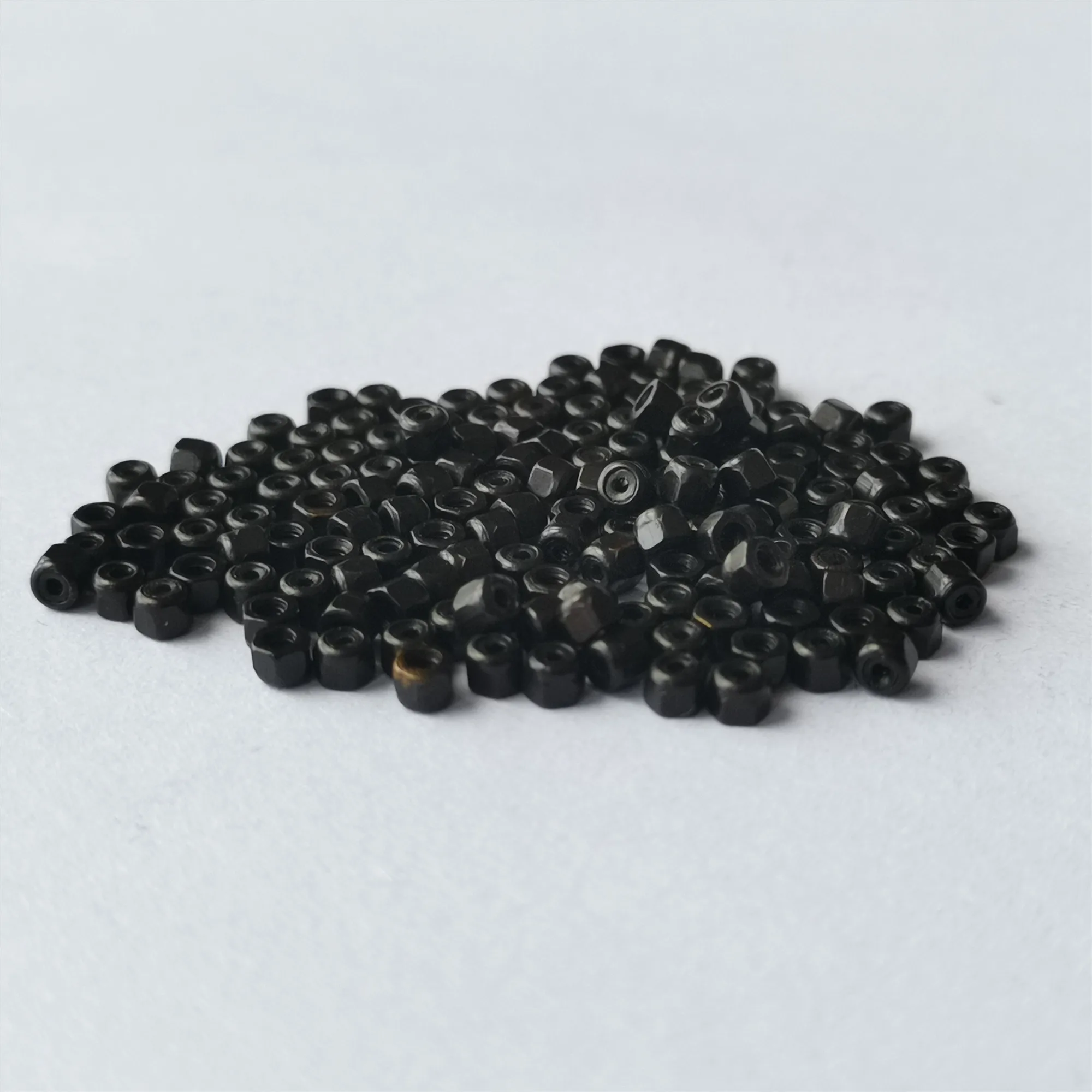 Gold sliver black self lock nuts fingerboard locknuts