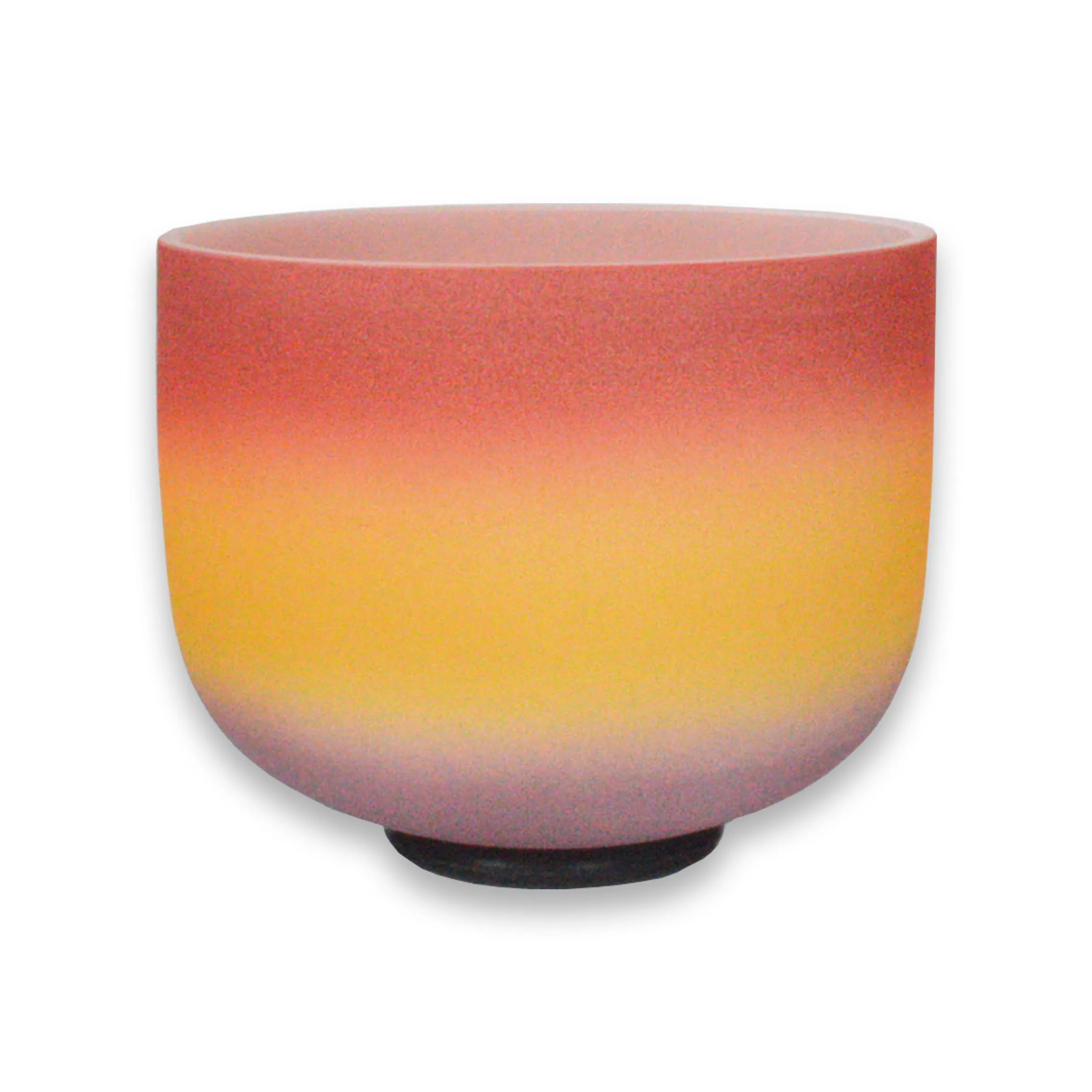 HF Factory Wholesale Rainbow Color Frosted Quartz Crystal Singing Bowls for Meditation Sound Bath