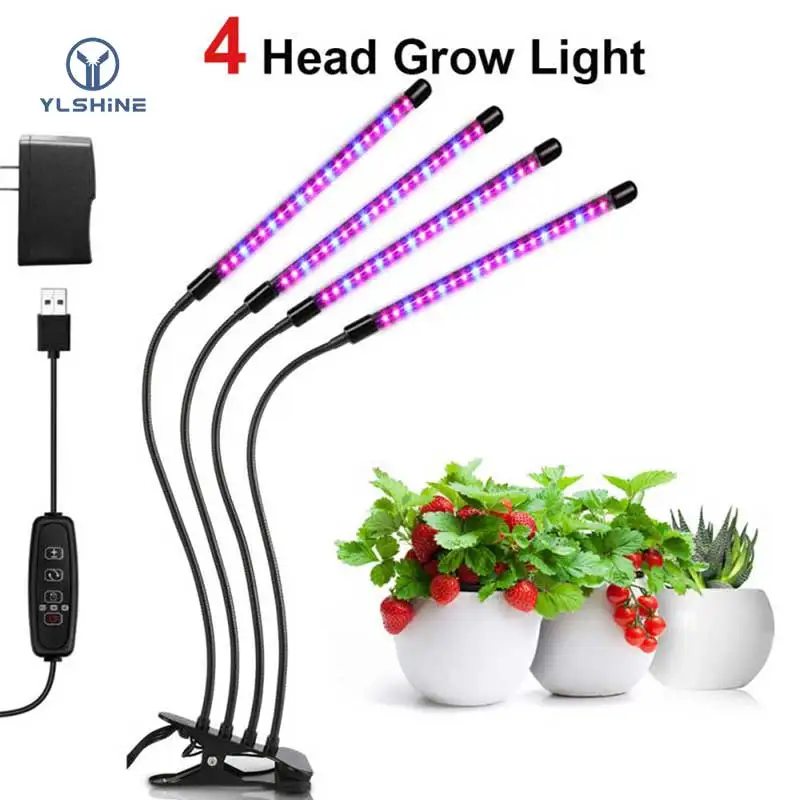 Bulb Growing Light Usb Phyto Lamp Desktop Led Grow Light Clip Phytolamp For Indoor Plants Seedlings Flower Home Tent Grow Box