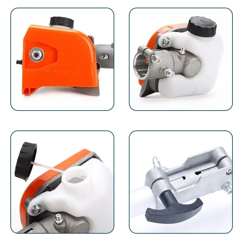 XTNU 4 in 1 /5 in 1 multi functional garden tool 43cc/52cc gasoline grass trimmer hedge trimmer brush cutter