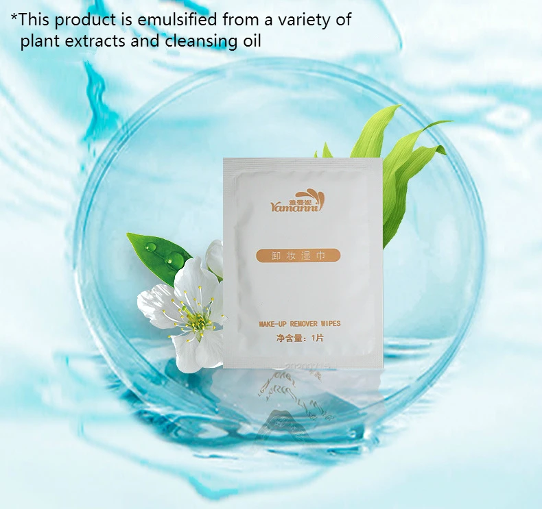 pure cotton make up removal wet towel single pack hot sale face cleaning wipes lady skin care wet napkin