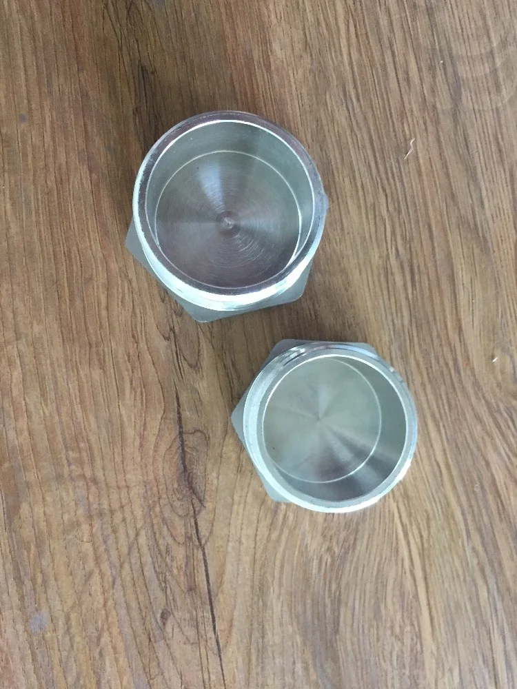 S7108 brass fitting MALECAP NICKEL PLATED BSP THREAD FOR hpb57-3 BRASS