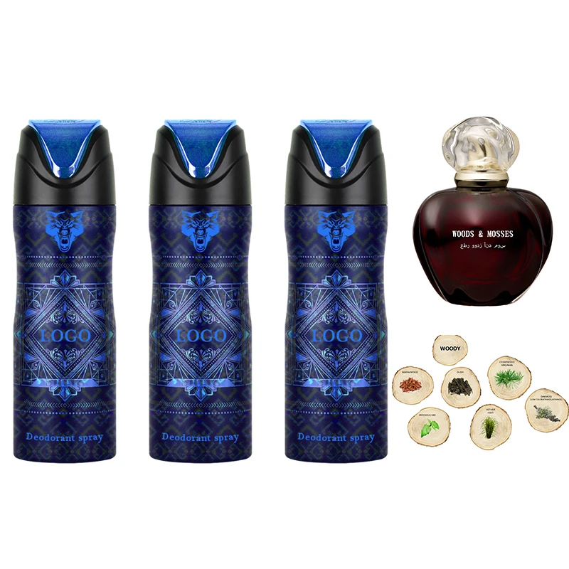 200ml Middle East Style Odor Removing Mens Body Spray