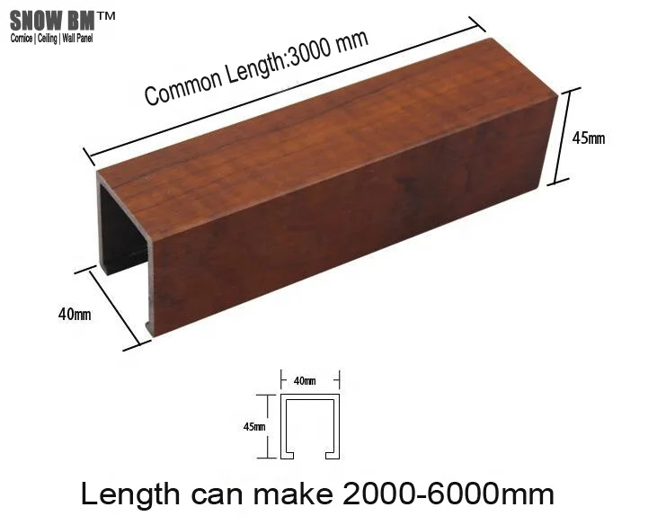 WPC  Acoustic Ceiling Suspended False Ceiling Board for Interior usage