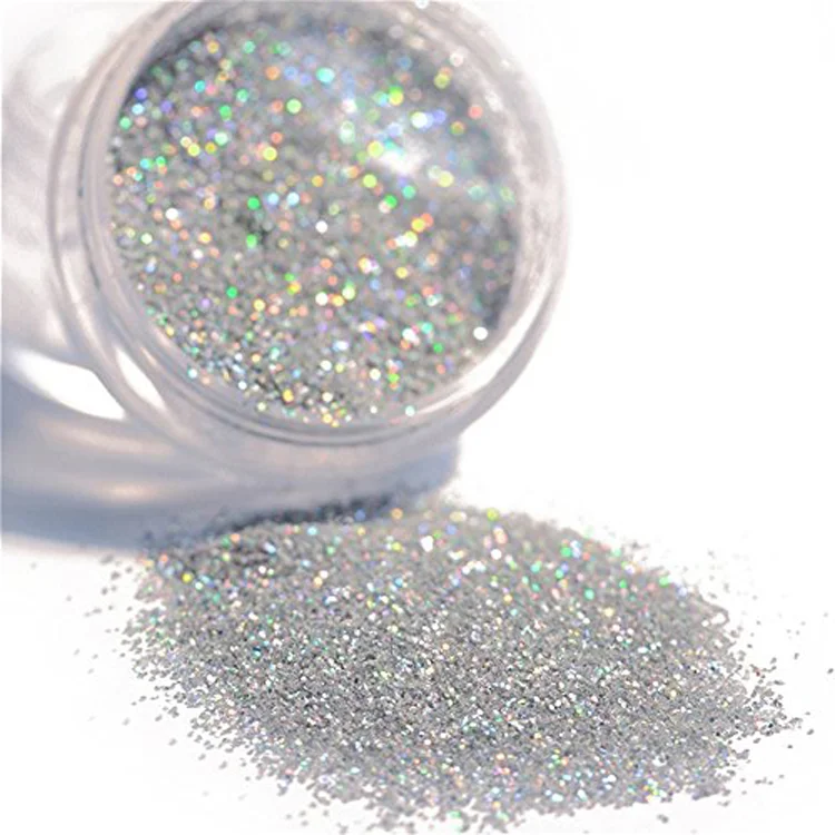 Custom Logo Iridescent Pigment Powder Silver Gold Holographic Laser Pigment for Nail Polish Security Printing