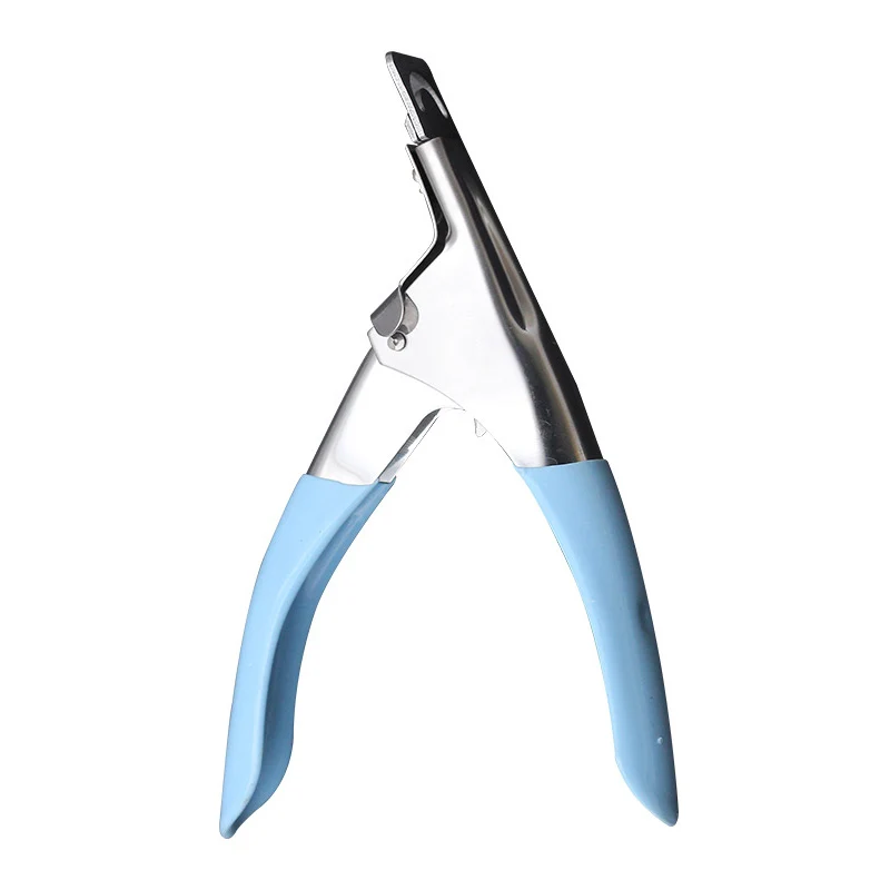 Logo custom false tips edge cuticle acrylic nail cutter for nail art
