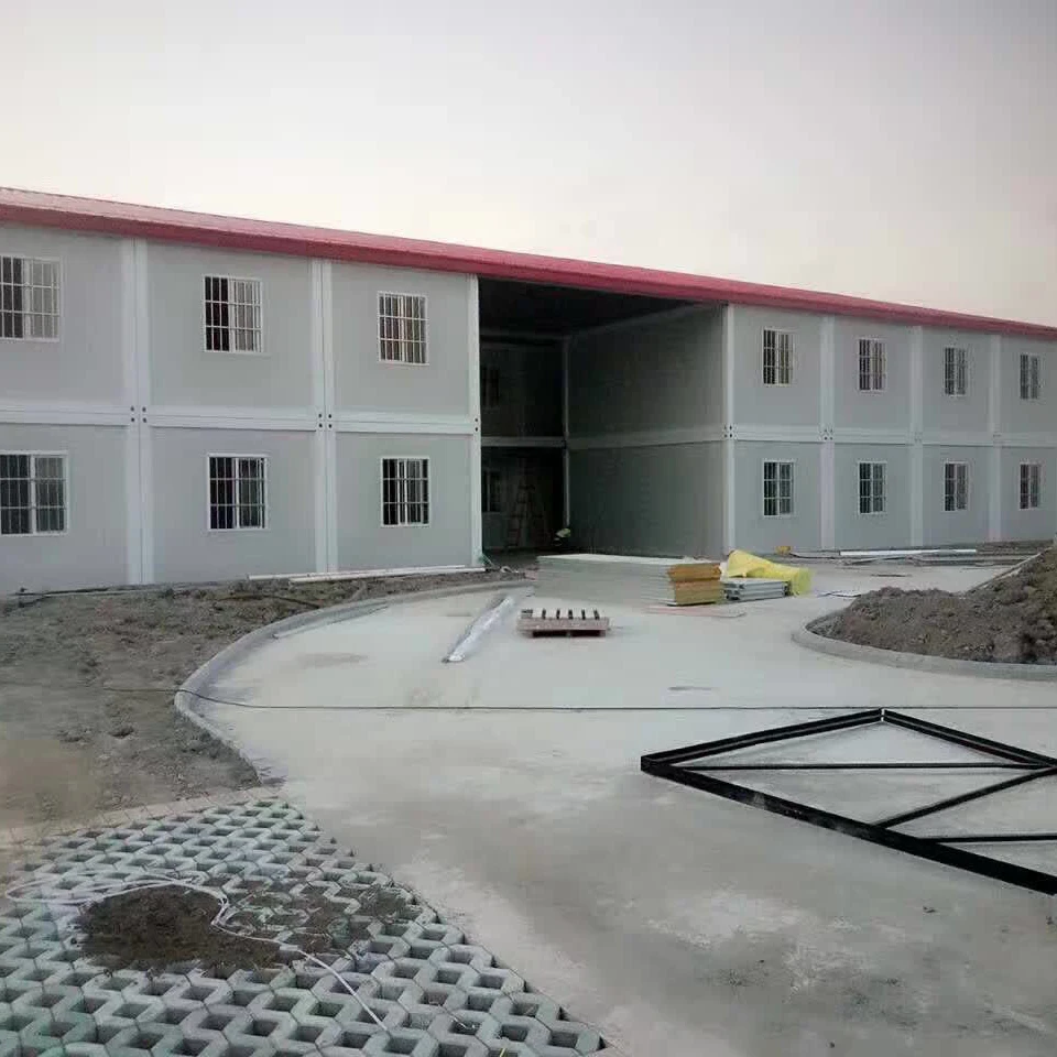 Долгосрочное использование общежития 20 лет срока службы плоская упаковка крошечный контейнер простой дизайн контейнерный дом офисное здание