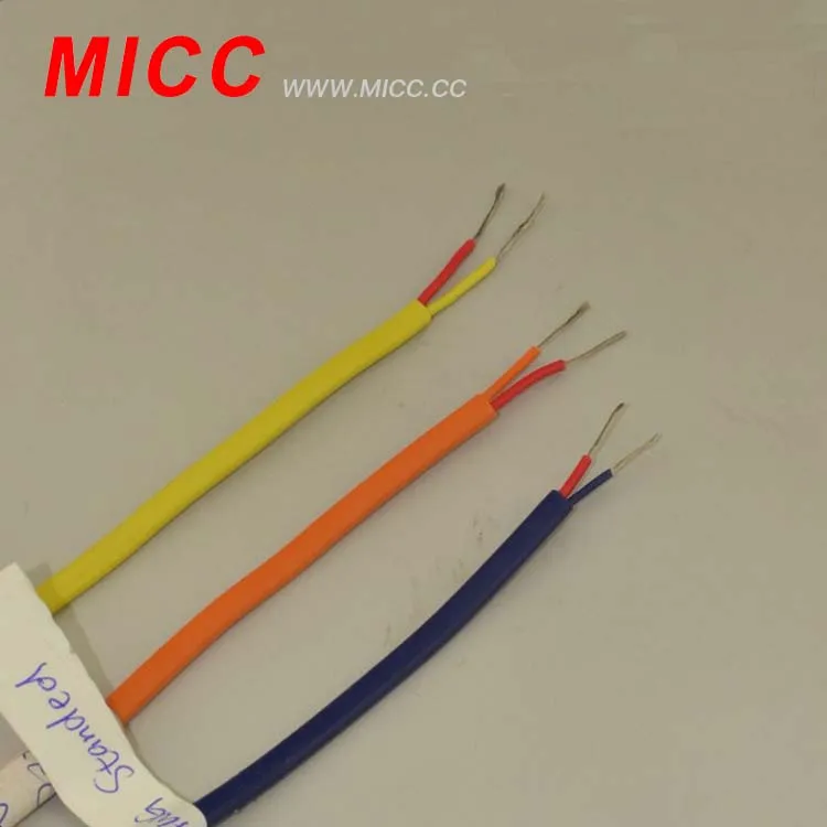 K type custom size Fiberglass Insulated K type Thermocouple Extension Wire