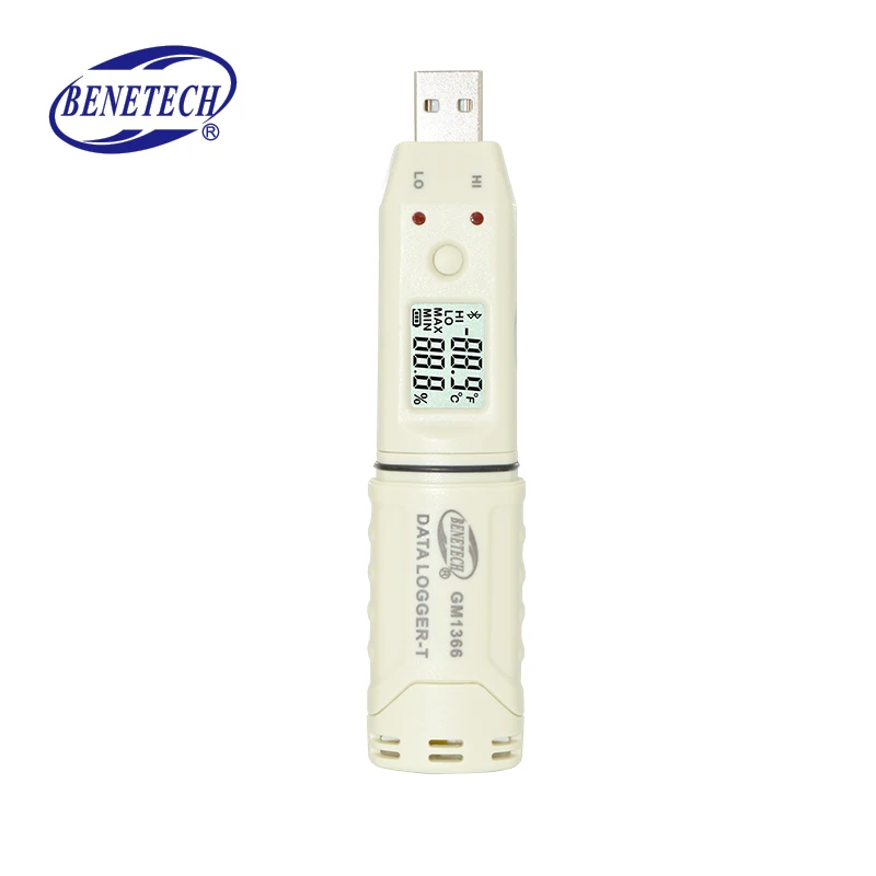 GM1366 Высокое качество USB цифровой Влажность и температура регистратор данных