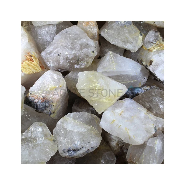 Best Quality Natural Rutilated Quartz Crystal Rough Stone from Trusted Exporter