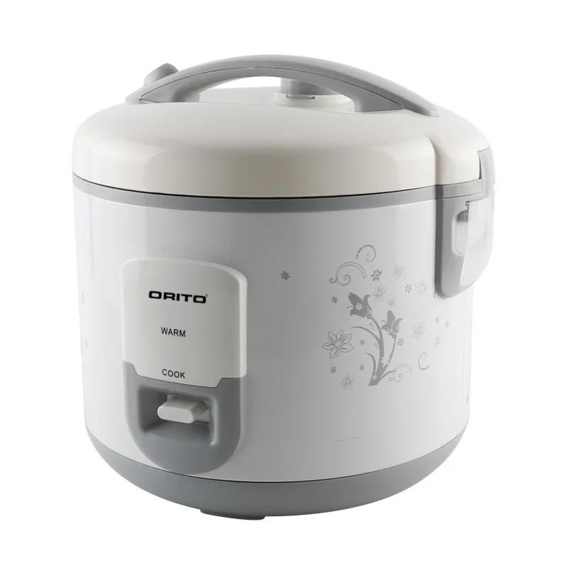 new arrive premium white cool touch 1.8 liters stainless rice cooker and warmer with steaming basket