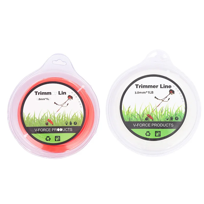 Factory customized brush cutter cutting line nylon material grass rope 1LB * 2.7/2.7/3.0