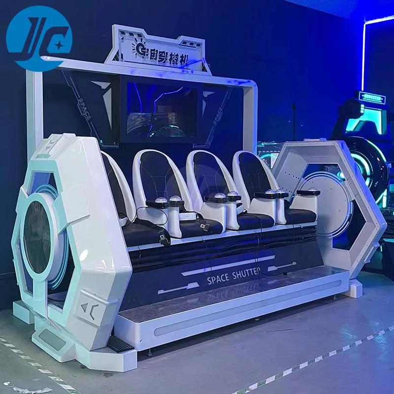 Multiplayer 360 Degree Exciting Experience Theme Park VR Spaceship Cinema