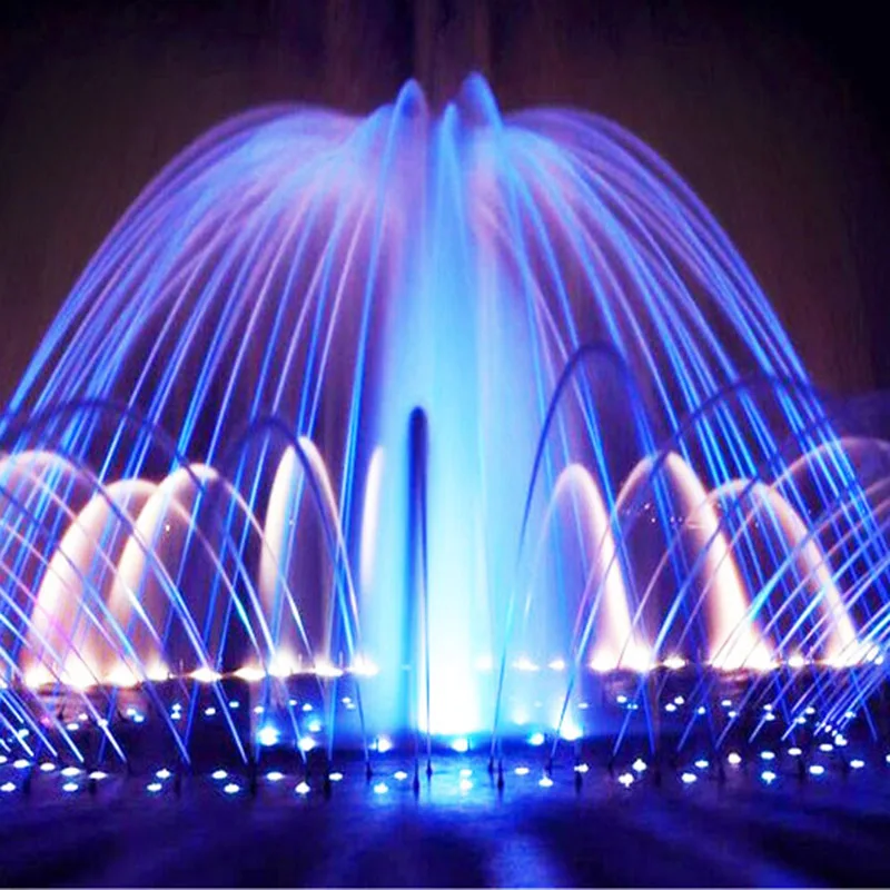 Custom Design 3D Movie Screen Fountain With Lights for Lake Pool Musical Outdoor Water Show