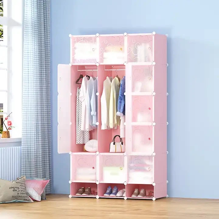 Product Design Steel Metal Wardrobe Closet Put Cloths And Shoes Fitted Wardrobe Furniture Plastic New Bedroom Furniture Modern