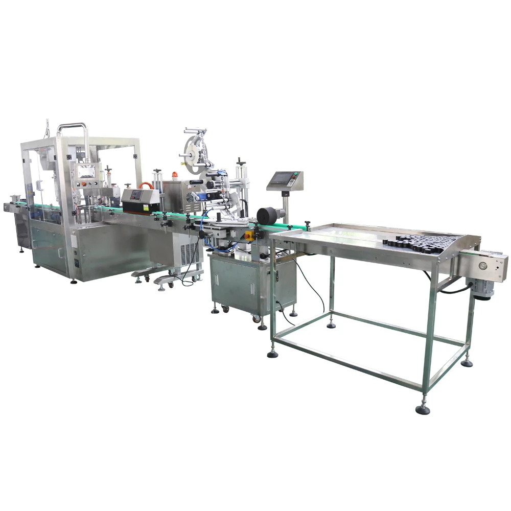 Automatic cosmetic cream hair wax metal cap magnetic torque turntable capping machine