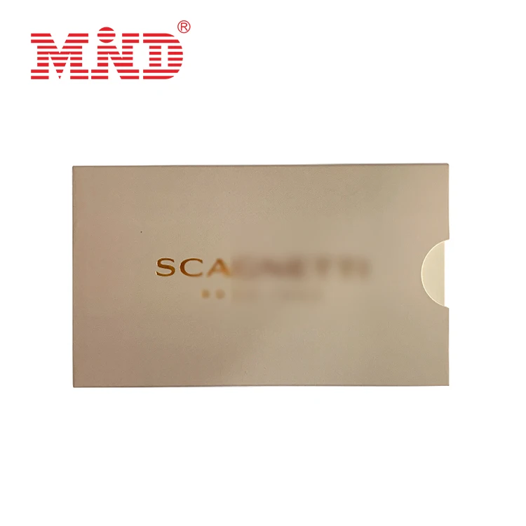 Custom Printing Logo Creditcard Box Packaging Sliding Paper For Business Card Sleeve Pulling Credit Card Box