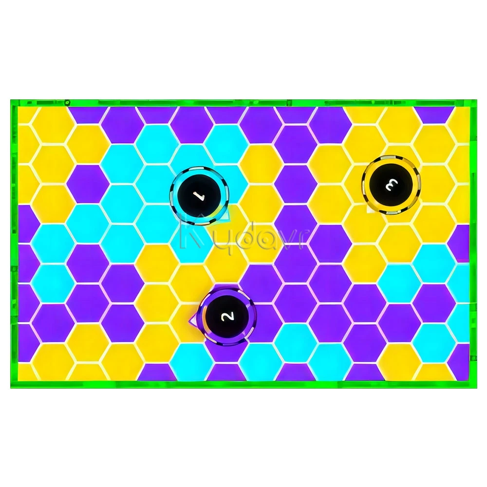 AR all-in-one move ground interactive floor projector activate games 3d hologram child amuseme park kart bumper cars for adults