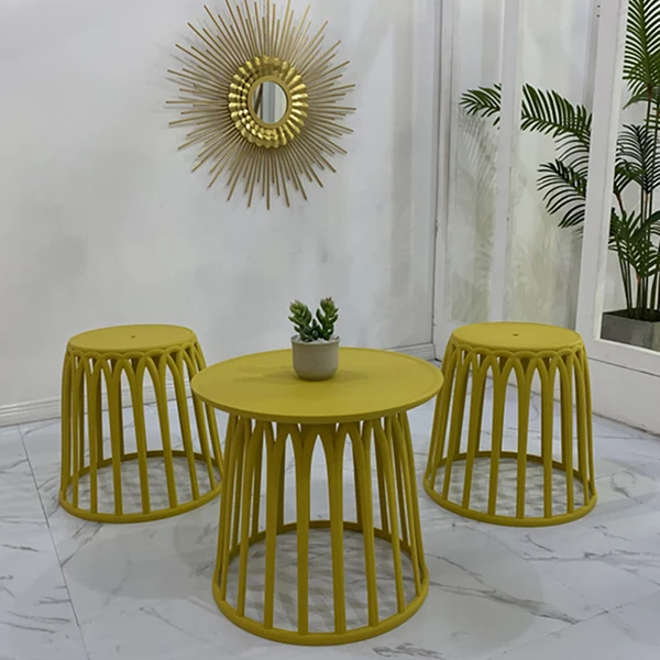 Unique New Design Small Multipurpose Colorful Dining Room Set Resin Dining Table River Live Edge Table for Home Home Furniture