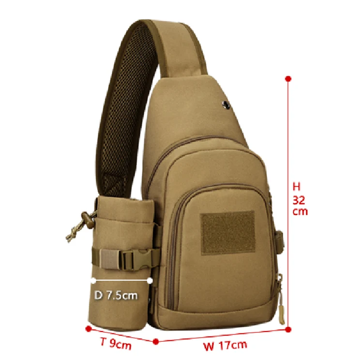 Manufacturer Custom Multi-purpose Waterproof  Outdoor Messenger Bag Sling Shoulder Bag Camouflage Tactical Chest Bag