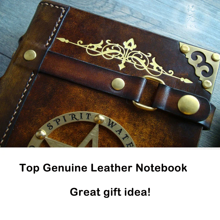 Handmade Embossed Genuine Leather Refillable Journal Writing Notebook Daily Notepad For Men & Women