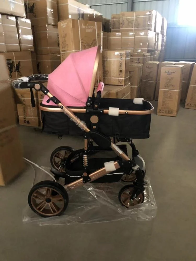 
factory hot sale twin baby prams / double seats baby stroller / 600D Oxford fabric baby carriage with cheap price 