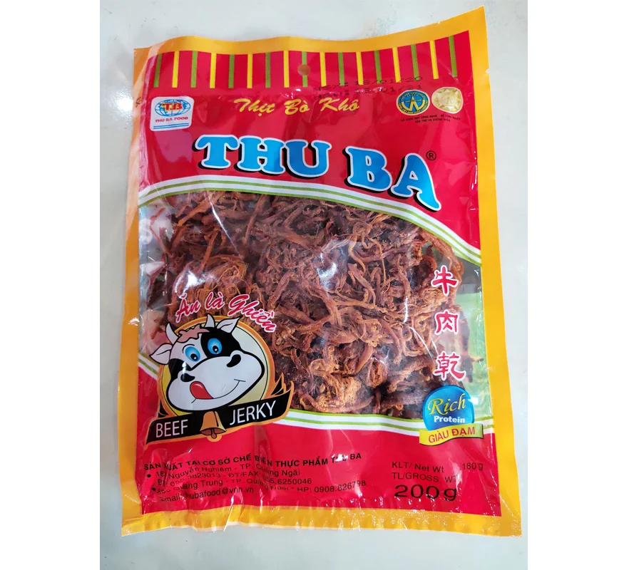 
Instant Food Beef Meat Dried Beef Jerky 200g For Sale 