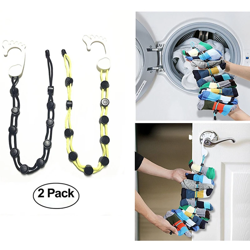 Multifunctional Drying Socks Lanyard Multi Layers Clothes Drying Artifact Sock Storage Organizer Laundry Tool for Washing Drying