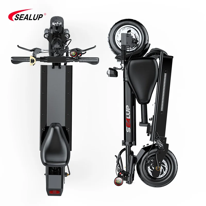 SEALUP Q5 FOLDING ELECTRIC SCOOTER FOR ADULTS -400W MOTOR FOLDABLE  SCOOTER  3 SPEED UP TO 28MPH DISC BRAKE & ABS