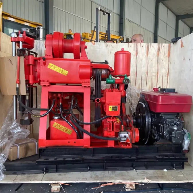 Xy-200 Borewell Hole Drilling Rig 180 Meter Multifunction Mine Drilling Rig Rotary Borehole Water Well Drilling Rig Machine