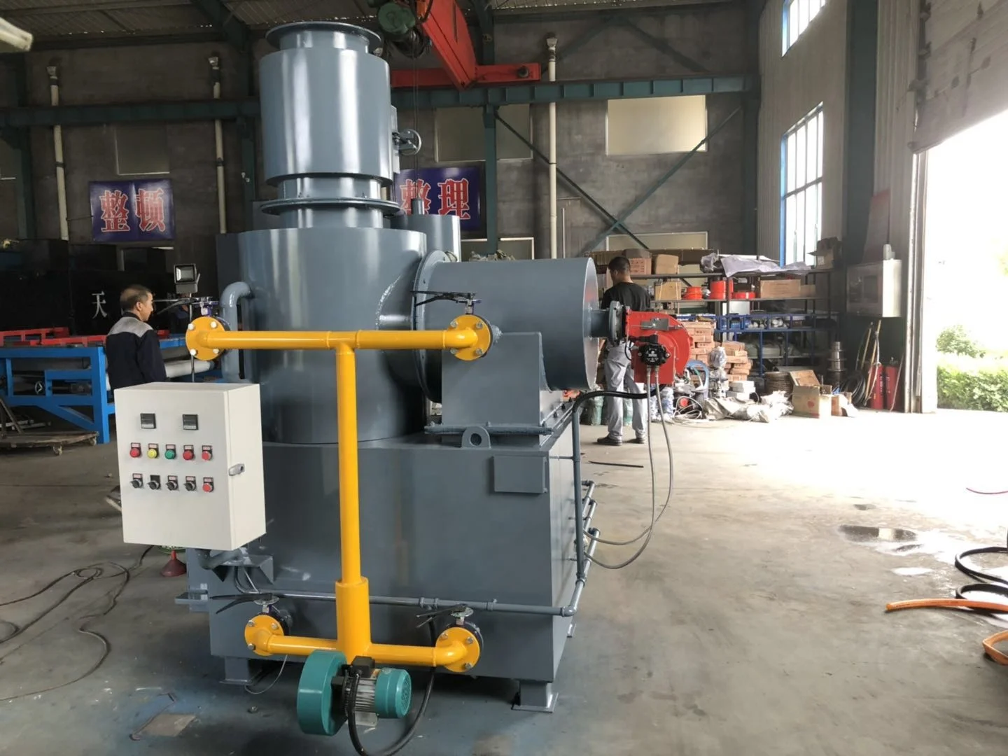 high quality small scale solid waste diesel fired incinerator