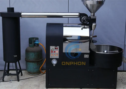 
Automatic tempearure setting cocoa bean roaster machine 