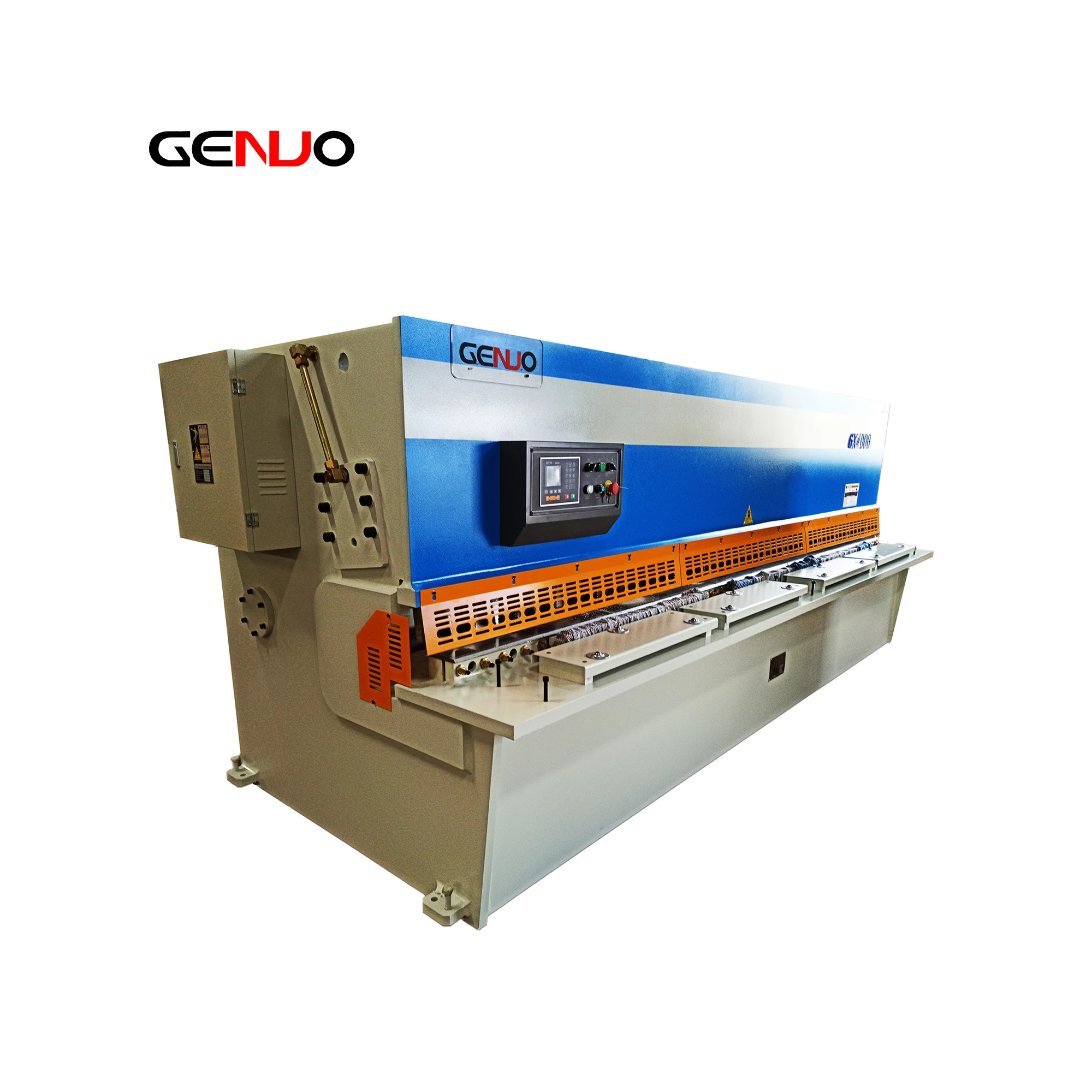 GENUO balde cnc hydraulic sheet metal plank shearing machine for sale