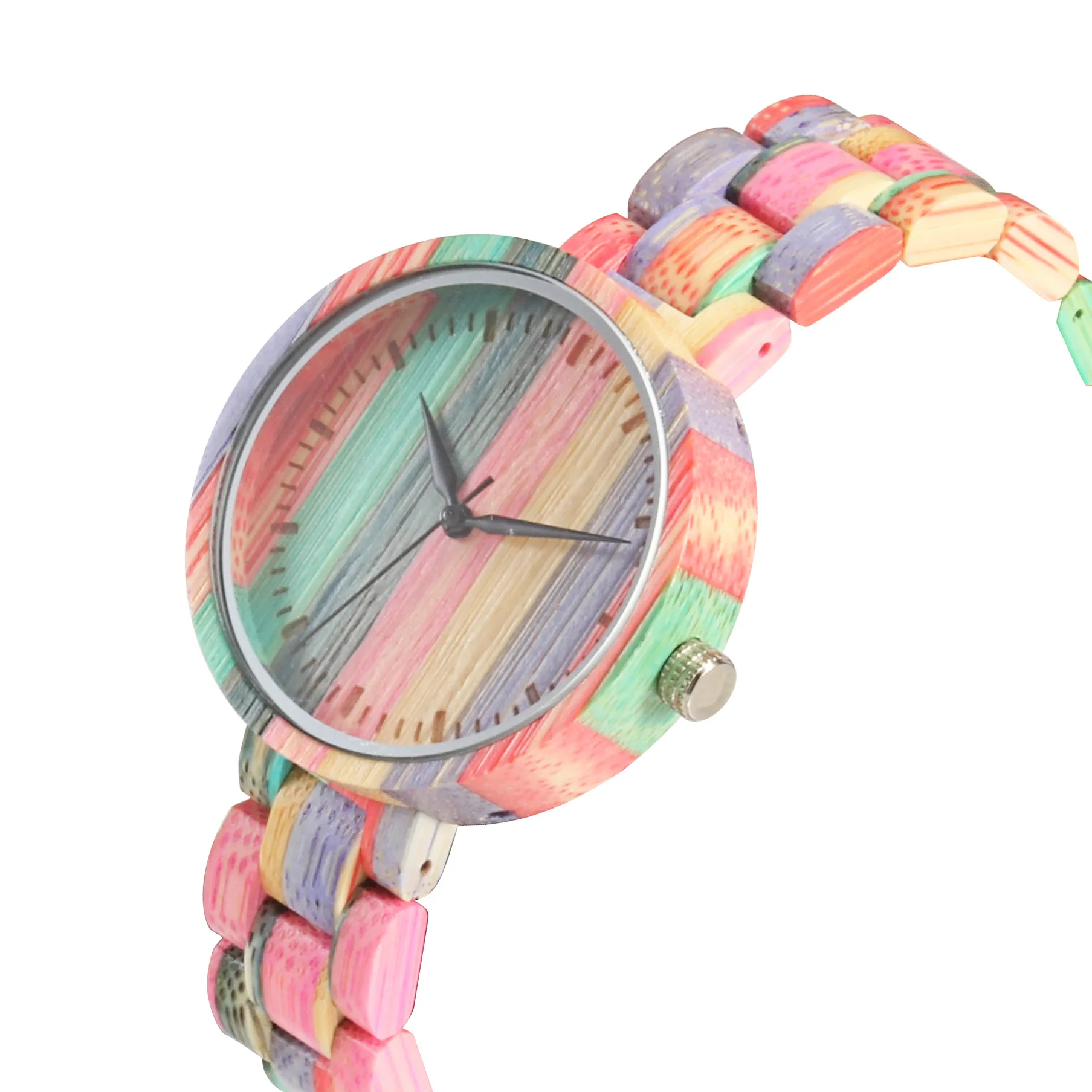 Alibaba Top Seller Wholesale custom private label women bamboo wood watch Fast Shipping