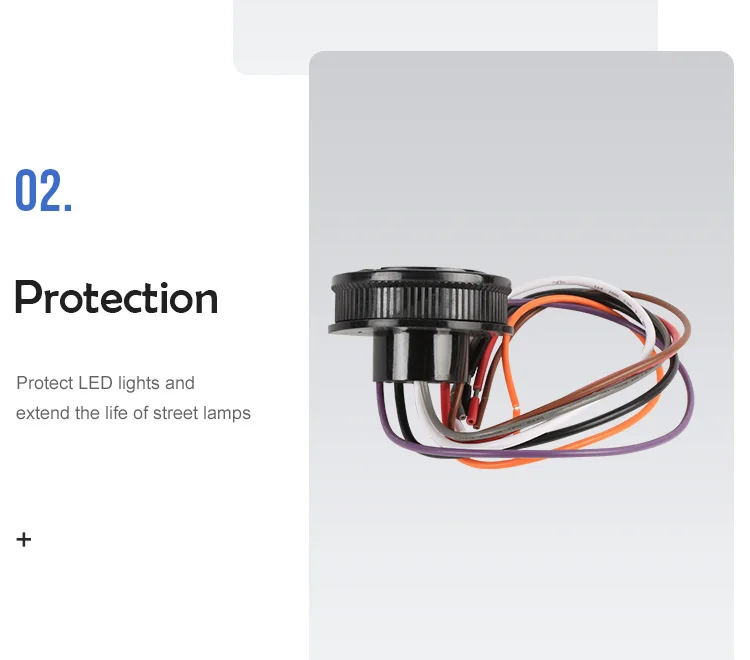 7-контактная регулируемая светодиодная световая база с NEMA Socket ANSI C136.40 фотоэлемент поворотом на 360 градусов датчиком освещения