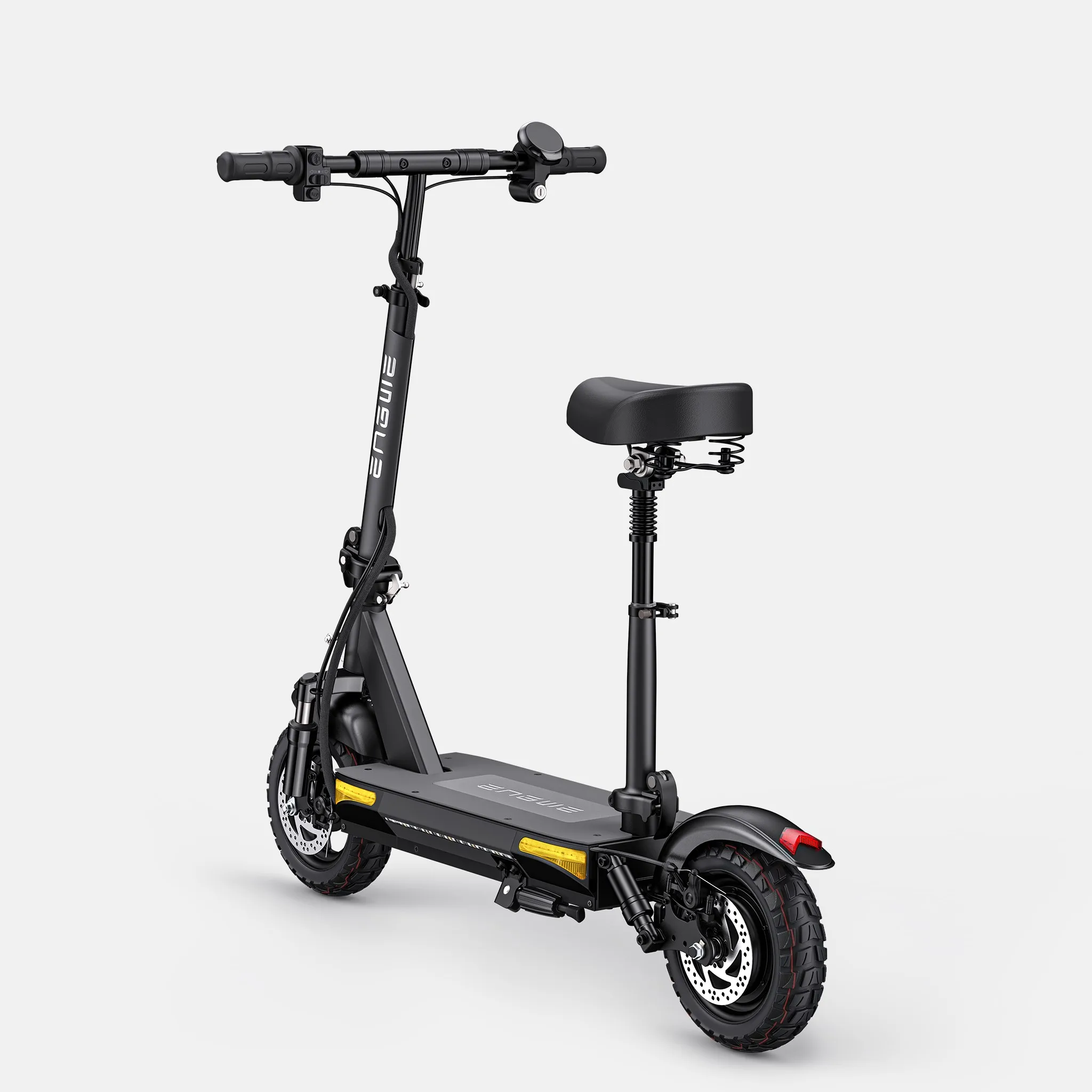 2023 iEZway Oversea EU USA UK Warehouse New Product DDP Drop Shipping 2 Wheels Adult Electric Scooter with Seat Step
