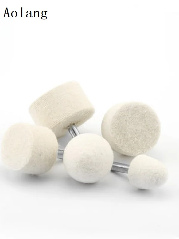 Wholesale Custom Pure Abrasive Tool 100%Wool Felt Polishing Grinding Head felt wool mini grinding head