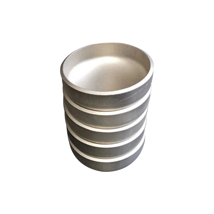 ANSI/ASME B16.9 B36.10 B36.19  Titanium Caps NPS 1/2'-48'  SCH60/80S SCH100/120/140/160/STD/XS/XXS