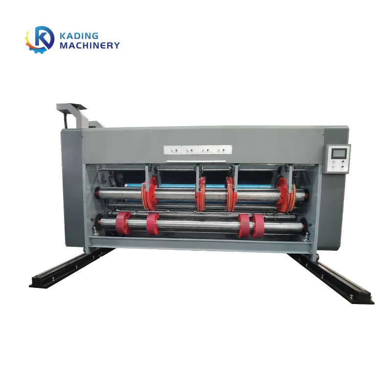 Paperboard Corrugated Cardboard Carton Box Printing Machine With Slotting Die Cutting Machine