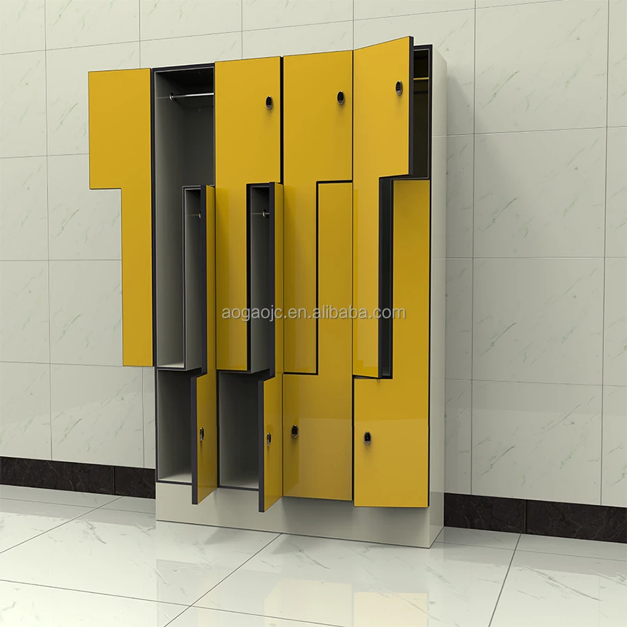 American High School Storage Lockers Waterproof Compact Grade Laminate Locker