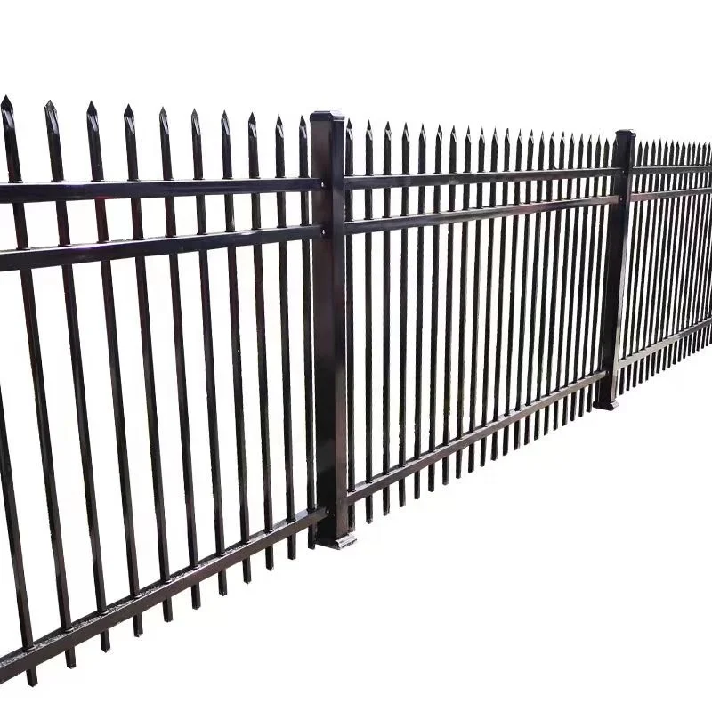 Best selling Courtyard Decorative Picket Fencing Black Aluminum Fence Wrought Iron Fence