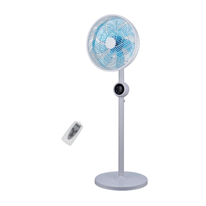 China factory outlet 3 speed electric 14 inch floor pedestal freestanding oscillating rechargeable fan TOUCH CONTROL
