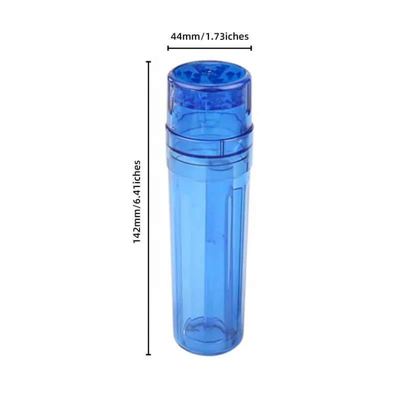 Pocket portable tobacco crusher herb pre roll grinder set smoking accessory