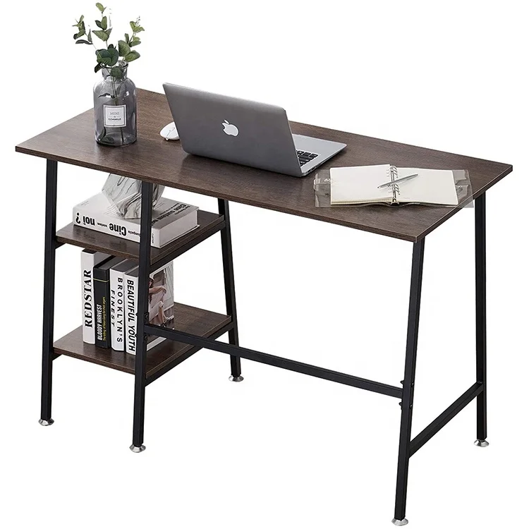computer pc desk office table with shelf home office computer table Factory Supply
