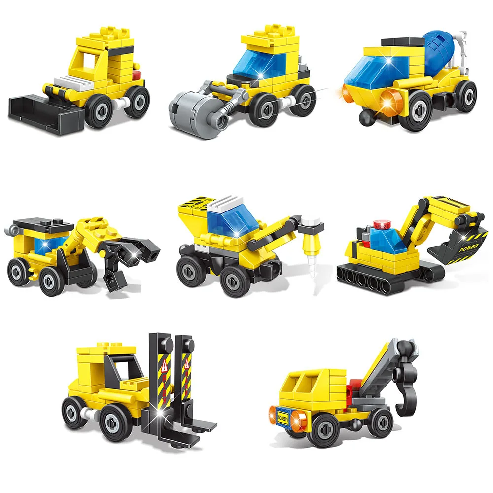 Education Programming Robot Electric Remote Control Car Assembly Small Particle Building Block Set