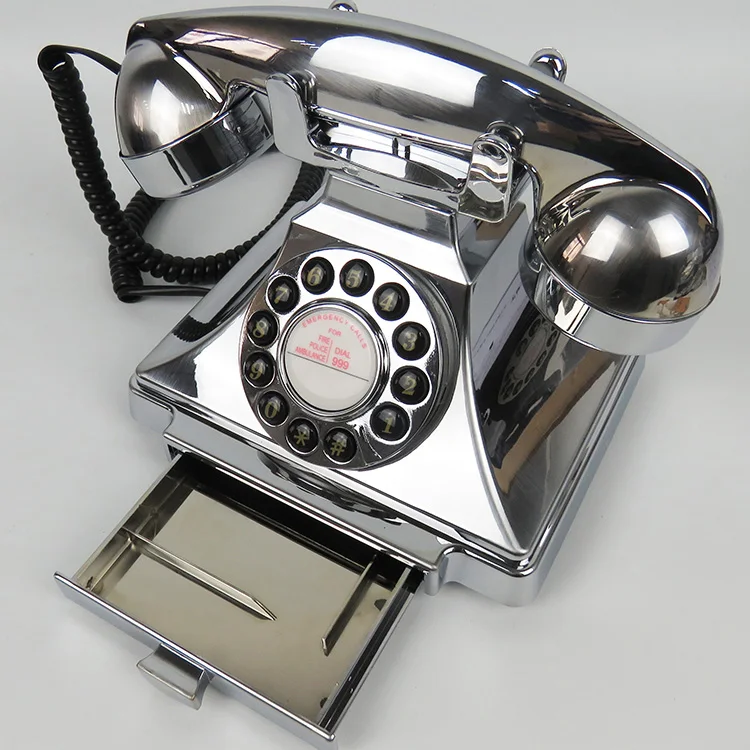 2021 Living Room Vintage Corded Landline Phone Antique Decorative Retro Telephone