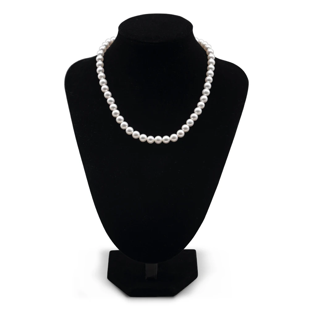 Hot selling 7-8mm white 5A quality natural freshwater pearl string