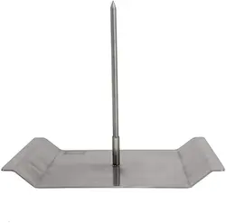 Stainless Vertical Skewer for Outdoor Grill or Oven with 3 Skewer Lengths Great for chicken brazilian bbq