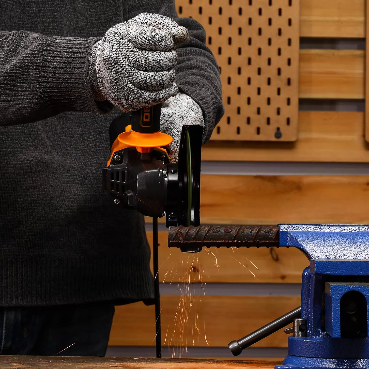 Premium Electric Angle Grinder Grinding Machine 115mm 800W 11000rpm Metal Wood Electric Tool Grinding Machine